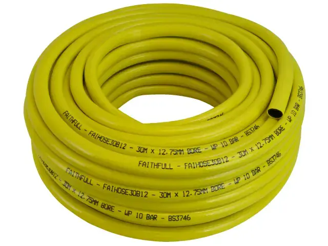 FAITHFULL 30Mx1/2" Heavy Duty Builders Hose FAIHOSE30B12