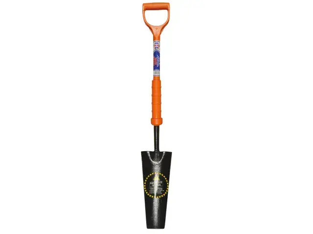 FAITHFULL Drainage Shovel Fibre Glass Insulated Shaft YD FAIINSDRAIN