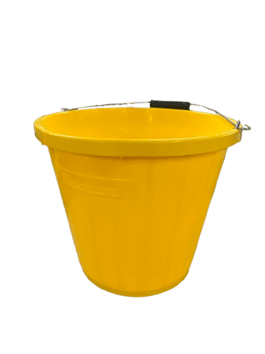 FLAMBEAU BB6 3 Gallon H/D Industrial Yellow Bucket 854719