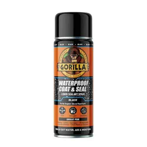 GORILLA Waterproof Coat & Seal Spray Black 450ml 115173