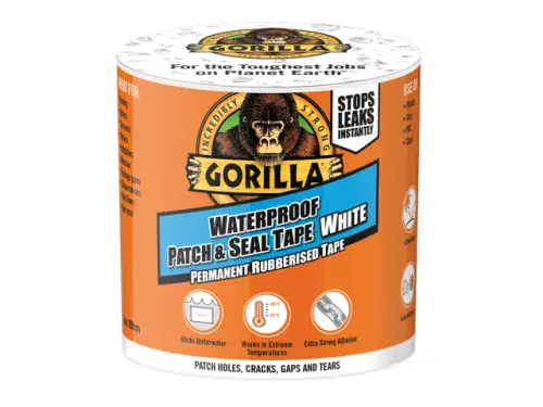 GORILLA Waterproof Patch & Seal Tape 100mmx2.4M White 113145