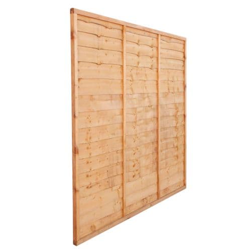 GRANGE Superior Overlap Fence Panel 1.8Mx1.83M G/Brown GSL6