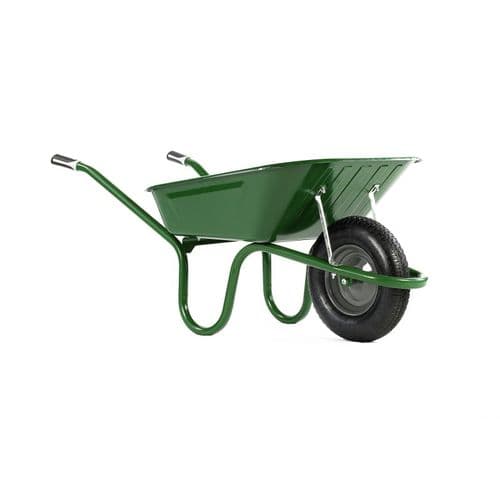HAEMMERLIN 1041 Original 90L Green Wheelbarrow (Pneu) 730000080