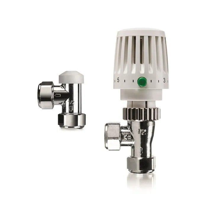 HONEYWELL 15mm Angled TRV+LS Radiator Valve VTL120-15A