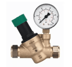 HONEYWELL 15mm Pressure Reducing Valve & Gauge D04FM-1/2ZGC