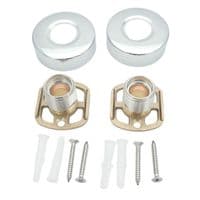 IC Shower Fixing Kit With Shrouds SFKS