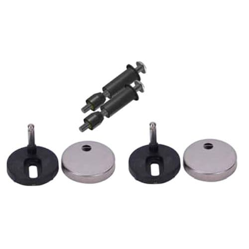 IC SuperFix Toilet Seat Fixing Kit (Includes Hinges & Covers) TFS