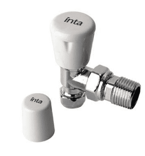 INTA 10mm Manual Angled Radiator Valve MRV10