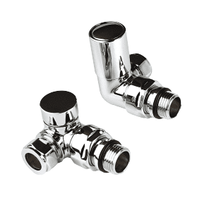 INTA 15mm Corner Modern Chrome Radiator Valve 1032CP