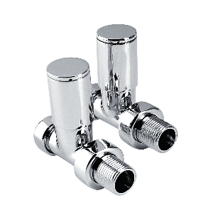 INTA 15mm Straight Modern Chrome Radiator Valve 1024CP