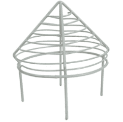 JGEORGE 2 1/2" Wire Balloon Grey PVC Coated RBWP065