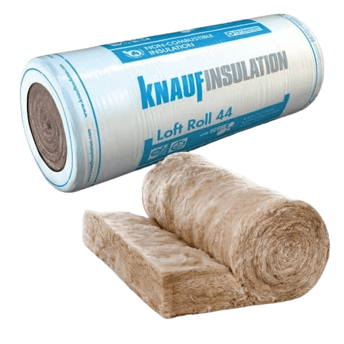 KNAUF 100mm Loft Roll 44 Insulation (Combi-Cut) 13.89M2 Pack
