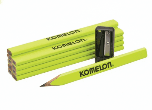 KOMELON Carpenters Pencils and Sharpener Set XMS25PENCILS