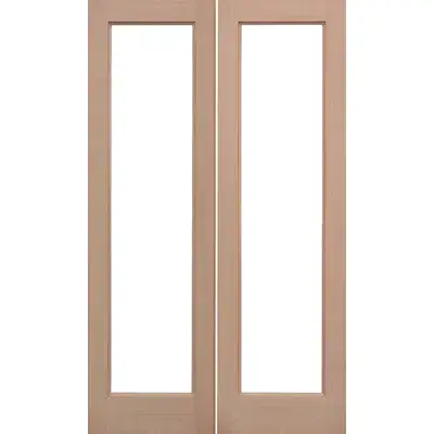 LPD External Hemlock Unglazed Pattern 20 Pairs Door 1981x915x44mm HPRS2036