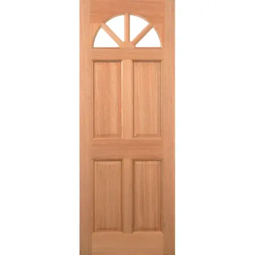 LPD External M&T Hardwood Carolina Clear Glass DG Door 1981x762x44mm MTCARCGDG30