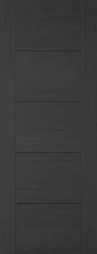 LPD Internal Charcoal Black Vancouver 5 Panel Door 1981x686x35mm VANBLA27