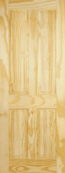 LPD Internal Clear Pine 4 Panel Door 1981x686x35mm CP4P27