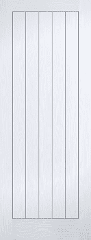 LPD Internal White Moulded Textured Vertical 5 Panel Door 1981x838x35mm TEXV5P33
