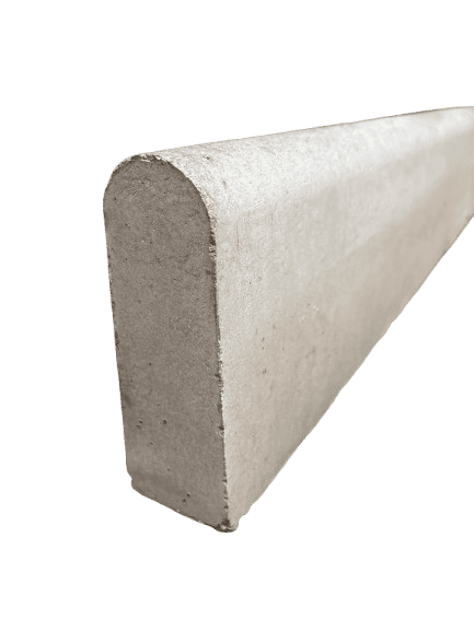 MARSHALLS Vibrated Round Top Path Edging Grey 915x150x50mm