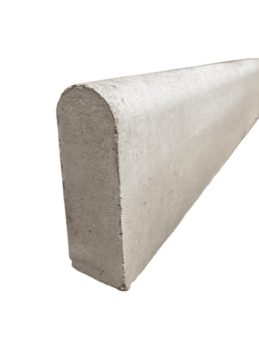 MARSHALLS Vibrated Round Top Path Edging Grey 915x150x50mm