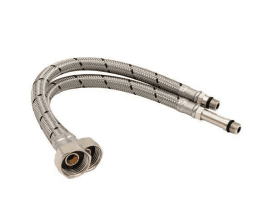 MASTERFLOW 10mmx1/2"x50cm WRAS Tap Connector (Pair) MFLEXMTC100450