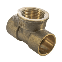 MASTERFLOW 15mmx15mmx1/2" Endfeed FI Tee (Branch) MEF27151504