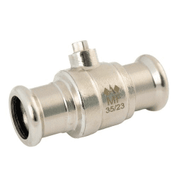 MASTERFLOW Copper Press 15mm Isolation Valve MCP30150000