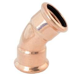MASTERFLOW Copper Press 22mm 45Deg Obtuse Elbow MCP93220000