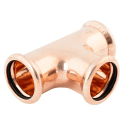 MASTERFLOW Copper Press 22mm Equal Tee MCP20220000
