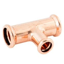 MASTERFLOW Copper Press 22x22x15mm CxCxC Branch Tee MCP20222215  