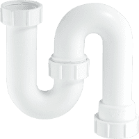 McALPINE 1 1/2" Tubular S Trap With 75mm Water Seal SD10
