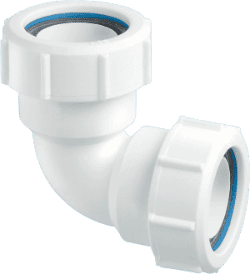 McALPINE 1 1/4" 90Deg Bend MultiFit Waste Fitting MS4