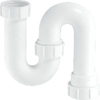 McALPINE 1 1/4" Tubular S Trap With 75mm Water Seal SB10