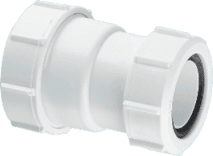 McALPINE 1 1/4" x 1 1/2" Straight Connector MultiFit Waste Fitting ST28M