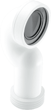 McALPINE 90Deg Space Saving Bend Rigid WC Connector WC-CONQ