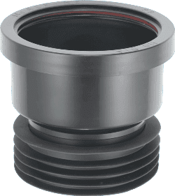 McALPINE Black Drain Connector 4in/100mm DC1-BL