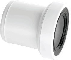 McALPINE Straight Telescopic WC Socket Extension 133mm WC-CON-EXT