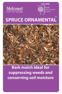 MELCOURT Spruce Ornamental Bark Mulch 60L (Purple) 5065