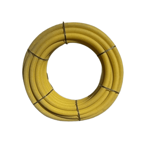 NAYLOR SWDr 60mmx50M Coil Yellow Perforated Gas Duct BS4962 68075