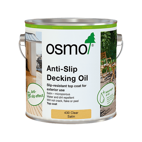 OSMO Anti-Slip Decking-Oil Clear (Topcoat) 2.5L 430D