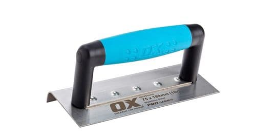 OX Tools Pro Narrow Edger 75mmx180mm S/S 10mm Radius OX-P014410