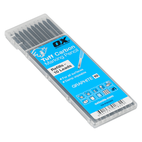 OX Tools Tuff Carbon Marking Pencil Graphite Lead (10 Pk) OX-P503203