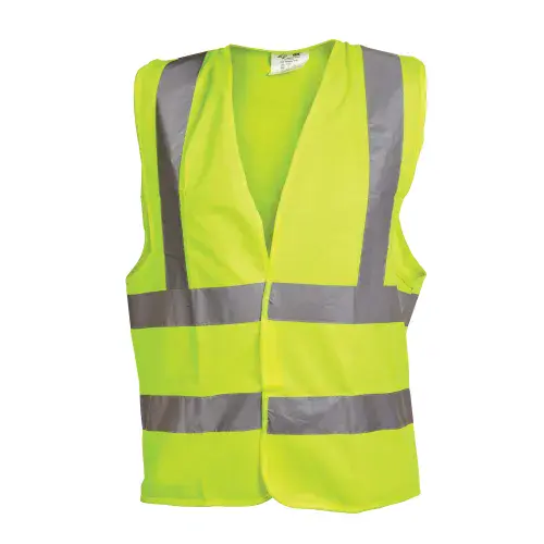 OX Yellow Hi Visibility Vest - Size Large OX-S242807