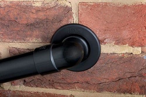 PIPESNUG 32mm Black - Solvent Weld Waste  (2 pack) PSB32