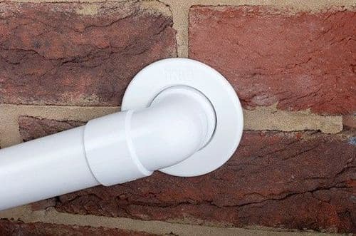 PIPESNUG 40mm White - Solvent Weld Waste  (2 pack) PSW40