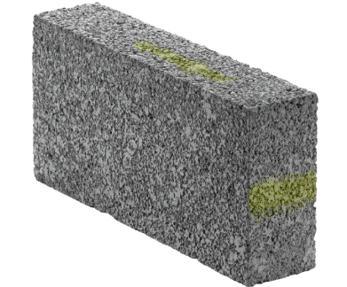 PLASMOR Fibolite Block 100mmx215mmx440mm 3.6N