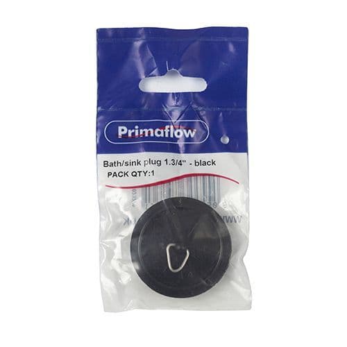 PRIMAFLOW PS 1 3/4" Bath/Sink Plug Black 90009813