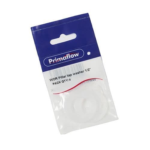 PRIMAFLOW PS WOR 1/2" Pillar Tap Washer (Pk 4) 90010064