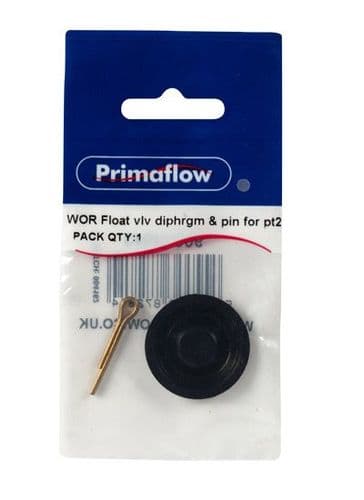 PRIMAFLOW PS WOR Float Valve Diaphragm & Pin (Pk 2) 90010643