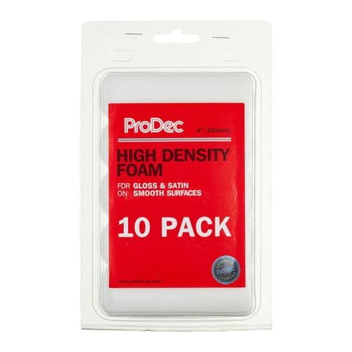 ProDec 4" High Density Foam Roller Refills (10 Pk) PRRE036